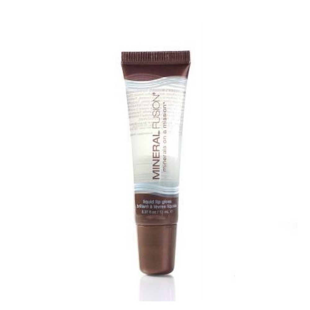 Set of 2 Mineral Fusion Liquid Lip Gloss, Polished Clear 0.37 oz